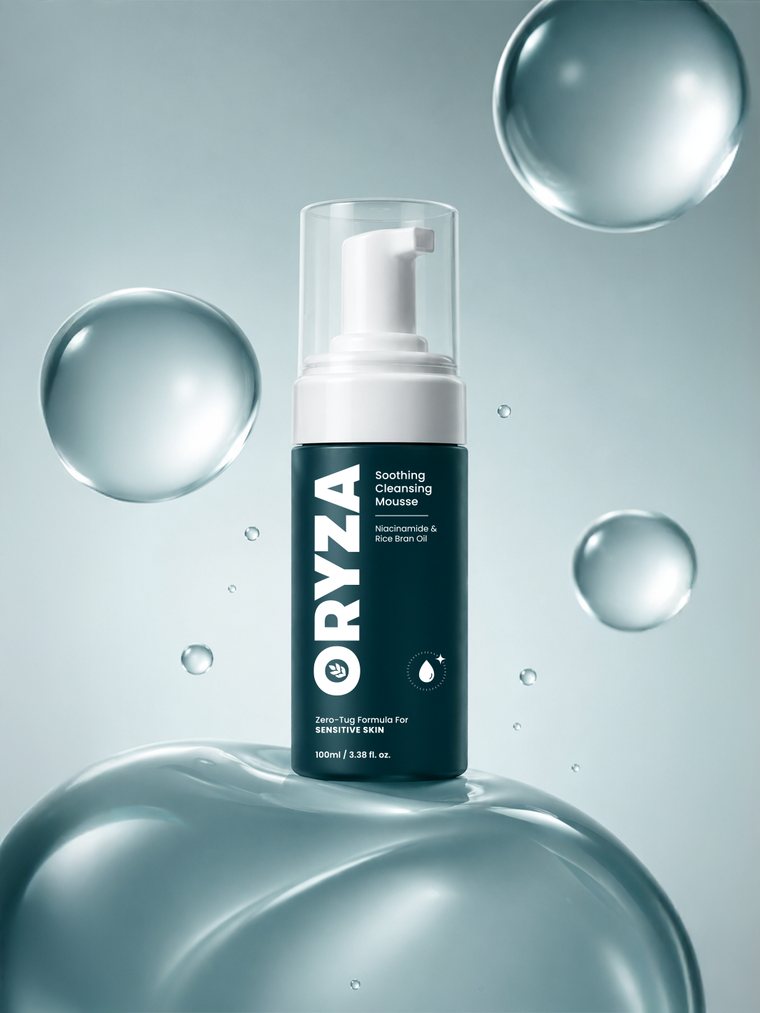 ORYZA 舒缓洁面慕斯 100ml