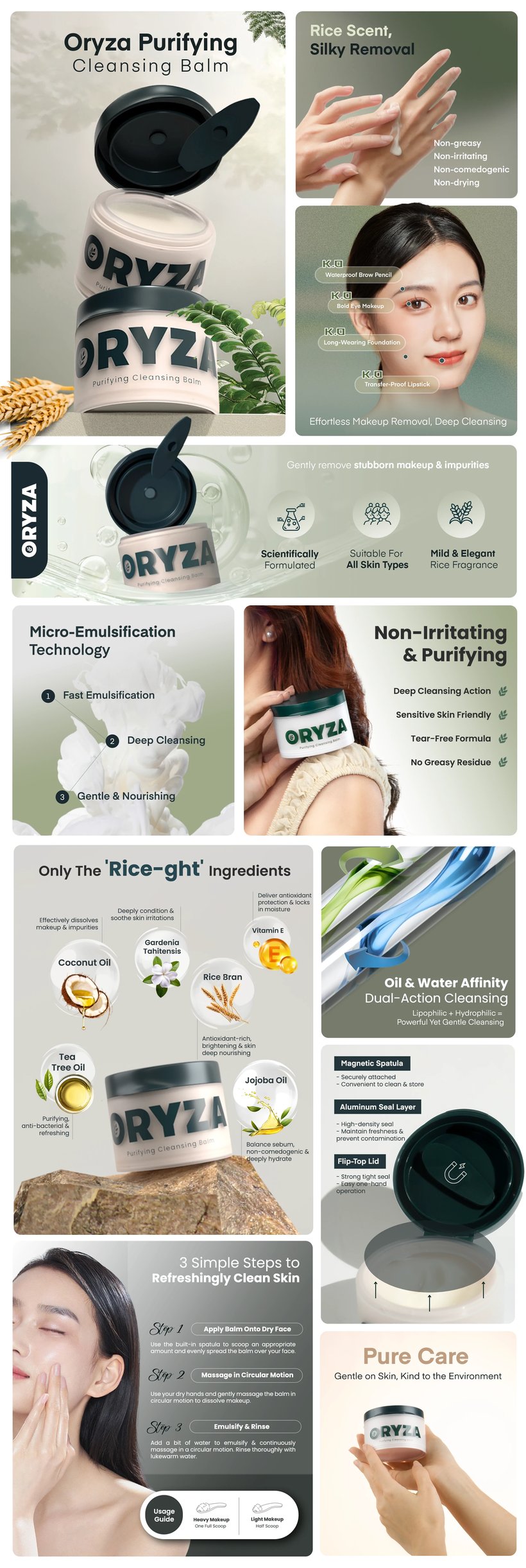 Oryza Purifying Cleansing Balm